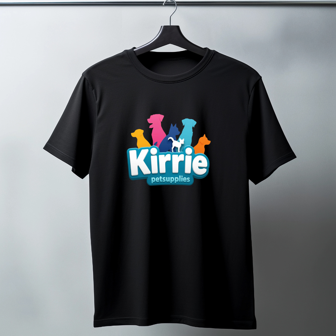 Kirrie Pet Supplies Logo T-Shirt – Black