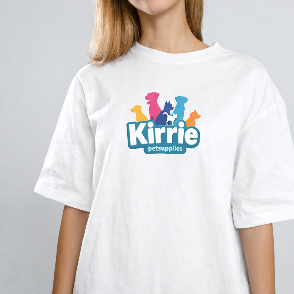Kirrie Pet Supplies Logo T-Shirt – White