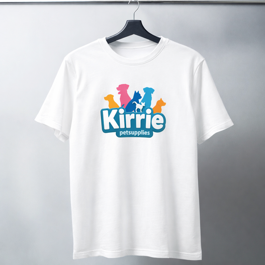 Kirrie Pet Supplies Logo T-Shirt – White