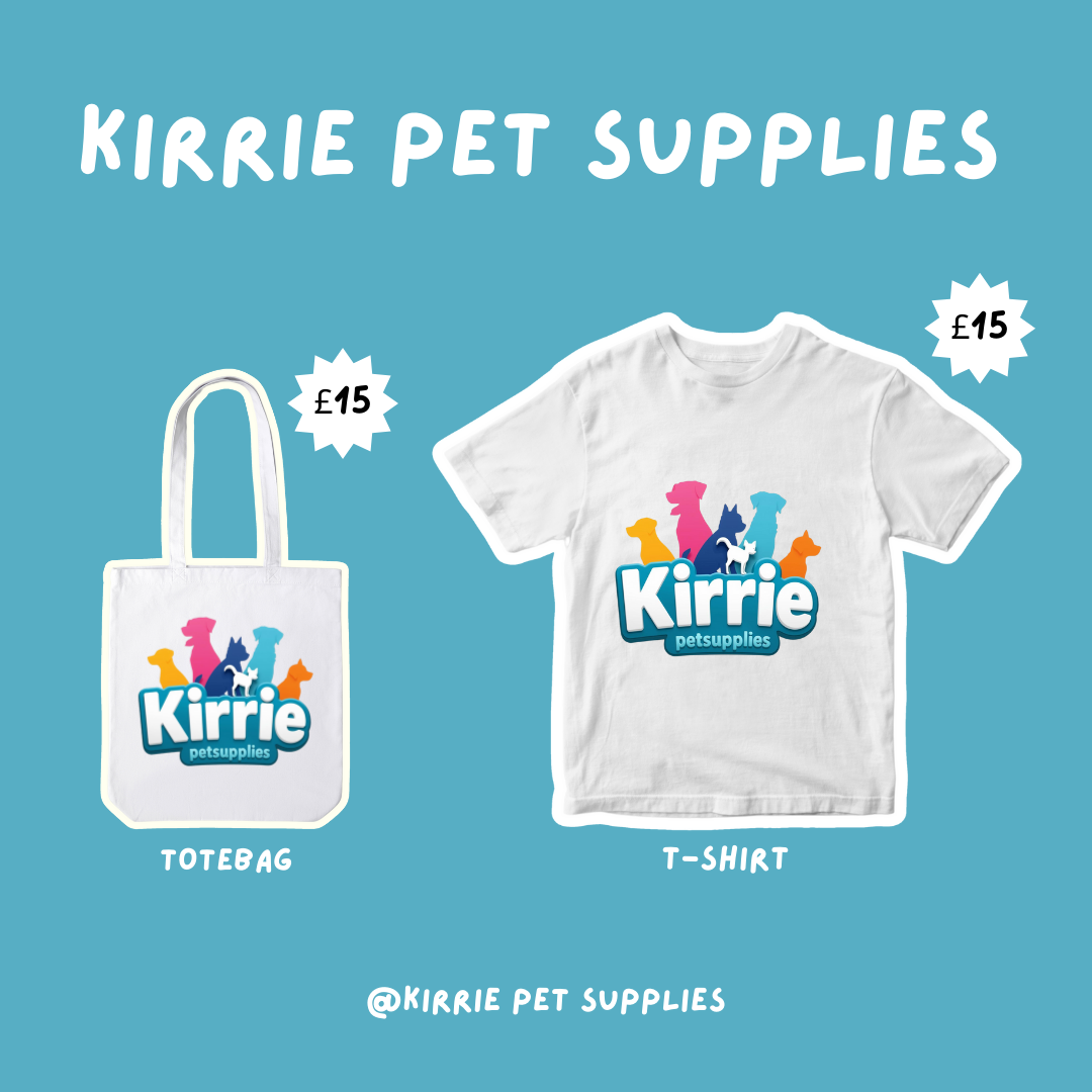 Kirrie Pet Supplies Branded T-Shirt & Tote Bag
