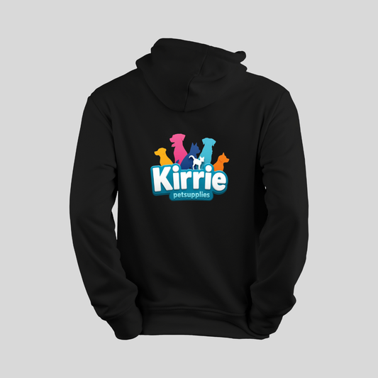 Kirrie Pet Supplies Logo Hoodie – Black